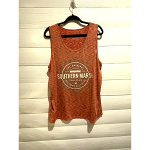 Southern Marsh Women's School's Out Forever Tank PINK & GRAY LARGE